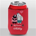 Personalized Couple Lover Name Can Cooler View2