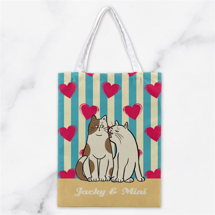 Couple Memo Classic Tote Bag