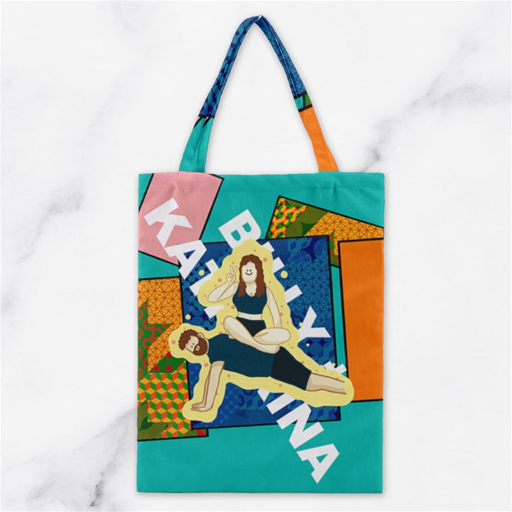 Colorful Couple Classic Tote Bag