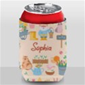 Personalized Spring Time Name Can Cooler View2