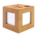 Personalized New Birth Baby Name Wood Photo Frame Cube View1