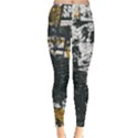 Personalized Newspaper Collage Name Everyday Leggings  View1