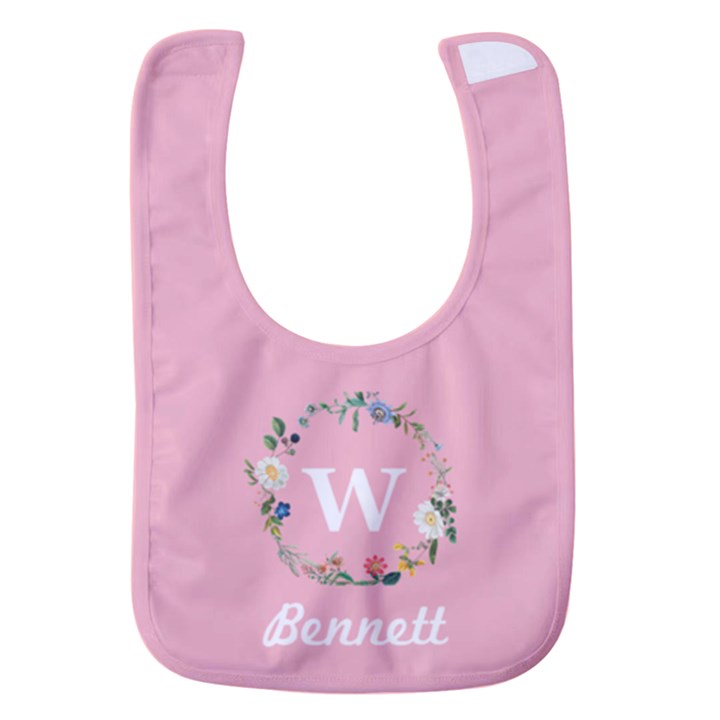 Initial Name Baby Bib Baby Bib