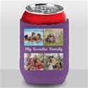 Personalized 4 Photo Any Text Can Cooler Can Cooler View1