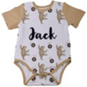Personalized Sloth Name Baby Short Sleeve Bodysuit Baby Short Sleeve Bodysuit View1