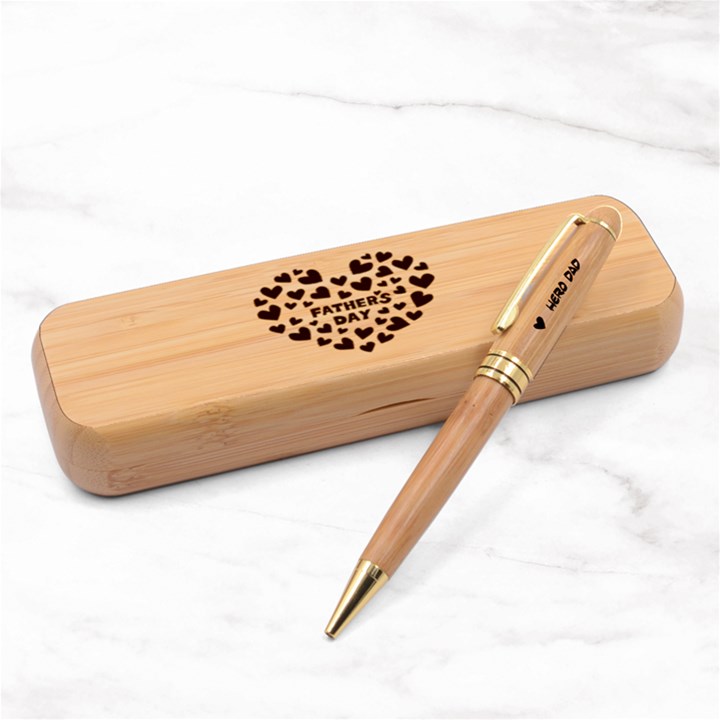Personalized Happy Fathers day Alderwood Pen Set