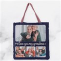 Personalized Phone Connected Heart Lover 4 Grid Grocery Tote Bag View2
