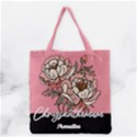 Personalized Birth Month Flower Grocery Tote Bag View2