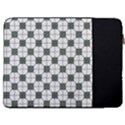 Personalized Name Retro Old Style 17  Vertical Laptop Sleeve Case With Pocket View2