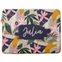 Personalized Tropical Name Laptop Sleeve Case with Pocket 17  Vertical Laptop Sleeve Case With Pocket View1