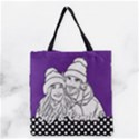 Personalized Hand Draw Style Heart 2 Grocery Tote Bag View2