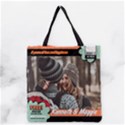 Personalized Love Story Magazine Cover Grocery Tote Bag View2