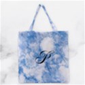 Personalized Tie Dyed Style Name Tote Bag Grocery Tote Bag View2