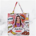 Personalized Super Mom Mother Photo Name Tote Bag Grocery Tote Bag View1