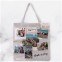 Personalized Collage Travel Photo Any Text Tote Bag Grocery Tote Bag View2