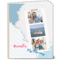 Personalized Photo Name Paper Style Hardcover Notebook 8  x 10  Hardcover Notebook View1