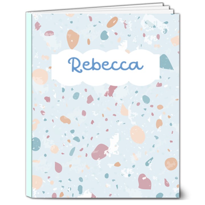 Personalized Name Stone Hardcover Notebook 8  x 10  Hardcover Notebook