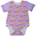 Personalized Peace Rainbow Name Baby Short Sleeve Bodysuit Baby Short Sleeve Bodysuit View1