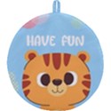 Personalized Animal Illustration Any Text Round Trivet Round Trivet View1