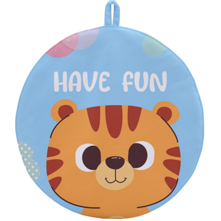 Personalized Animal Illustration Any Text Round Trivet Round Trivet