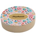 Personalized Icecream Dessert Initial Any Text Name Wooden Bottle Opener Wooden Bottle Opener (Round) View1