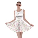 Personalized Name Cherry Blossom Pattern With Frame Skater Dress Skater Dress View1