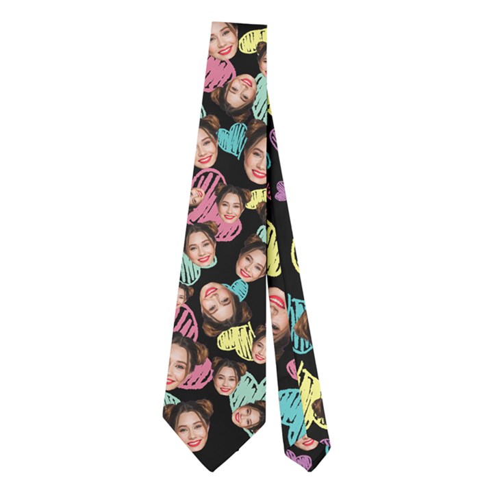 Personalized Photo Many Face Head Many Heart Necktie Necktie (Two Side)