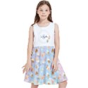 Personalized Name Hand Draw Style Ice Cream Pattern Kids  Skater Dress Kids  Skater Dress View1