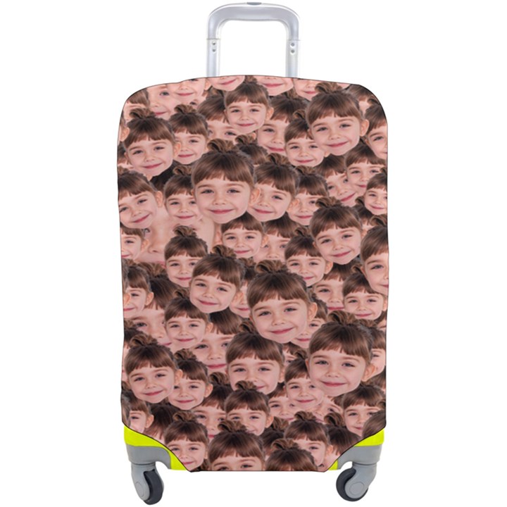 Personalized Name Any Many Face luggage cover Luggage Cover (Large)