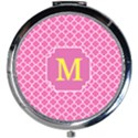 Moroccan Pattern Mini Round Mirror View1