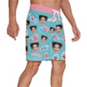 Personalized Photo Many Face Head Happy Valentine Men s Beach Shorts View3