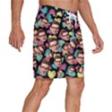 Personalized Photo Many Face Head Many Heart Men s Beach Shorts View3