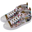 Personalized Collage Photo Women s Mid-Top Canvas Sneakers View2
