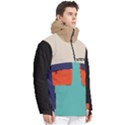 Personalized Mix Color Any Text Name Men s Pullover Zip Ski and Snowboard Waterproof Breathable Jacket View3