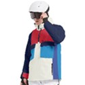 Personalized Mix Color Any Text Name Men s Pullover Zip Ski and Snowboard Waterproof Breathable Jacket View2