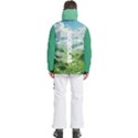 Custom Nature Landscape Any Text Name Men s Pullover Zip Ski and Snowboard Waterproof Breathable Jacket View4