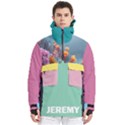 Custom Mix Color Any Text Name Men s Pullover Zip Ski and Snowboard Waterproof Breathable Jacket View1
