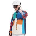 Custom Mix Color Any Text Name Men s Pullover Zip Ski and Snowboard Waterproof Breathable Jacket View2