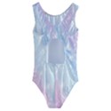 Personalized Any Text Gems Ribbon  Kids  Cut-Out Back One Piece Swimsuit View2
