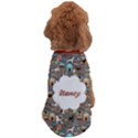 Custom Dog Illustration Pattern Name Any Text Dog T-Shirt View2