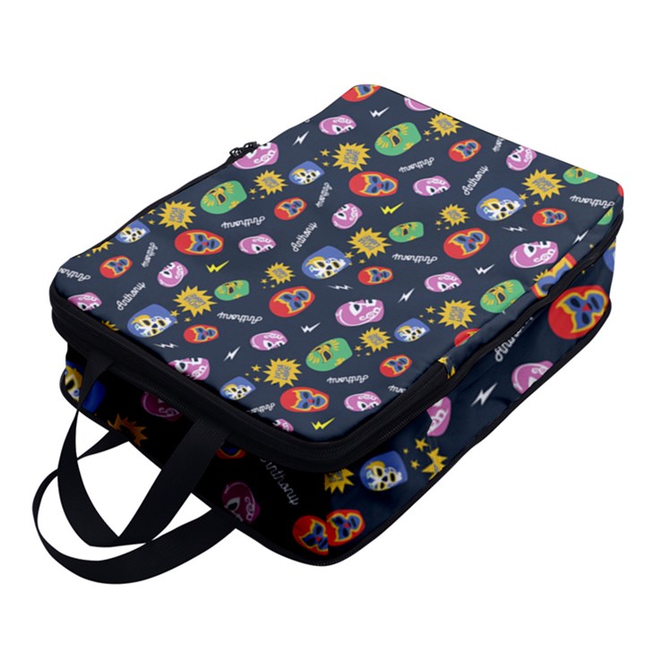 Custom Wrestler Pattern Name Any Text Full Print Foldable Shoe Storage Bag