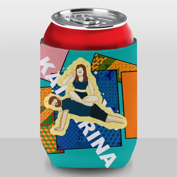 Colorful Couple Can Cooler