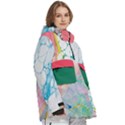 Personalized Marble Bubble Color Logo Any Text Name Women s Pullover Zip Ski and Snowboard Waterproof Breathable Jacket View3