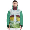 Custom Nature Landscape Any Text Name Men s Pullover Zip Ski and Snowboard Waterproof Breathable Jacket View1