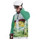 Custom Nature Landscape Any Text Name Men s Pullover Zip Ski and Snowboard Waterproof Breathable Jacket View2