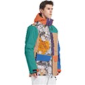 Custom Mix Color Any Text Name Men s Multi Pockets Zip Ski and Snowboard Waterproof Breathable Jacket View3