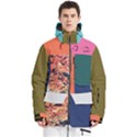 Custom Mix Color Any Text Name Men s Multi Pockets Zip Ski and Snowboard Waterproof Breathable Jacket View1