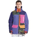 Custom Mix Color Any Text Name Men s Multi Pockets Zip Ski and Snowboard Waterproof Breathable Jacket View1