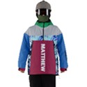 Custom Mix Color Any Text Name Men s Ski and Snowboard Waterproof Breathable Jacket View1