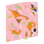 Personalized Baby Dinosaur Blanket Two Sides Premium Plush Fleece Blanket (Large) 80 x60  Blanket Front